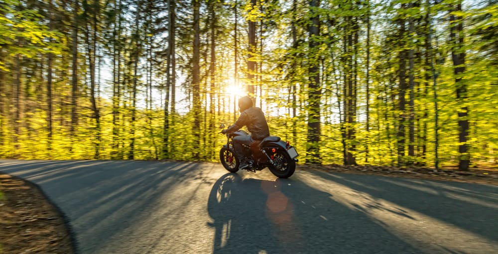 Solo biker takes spring motorcycle trip in washington